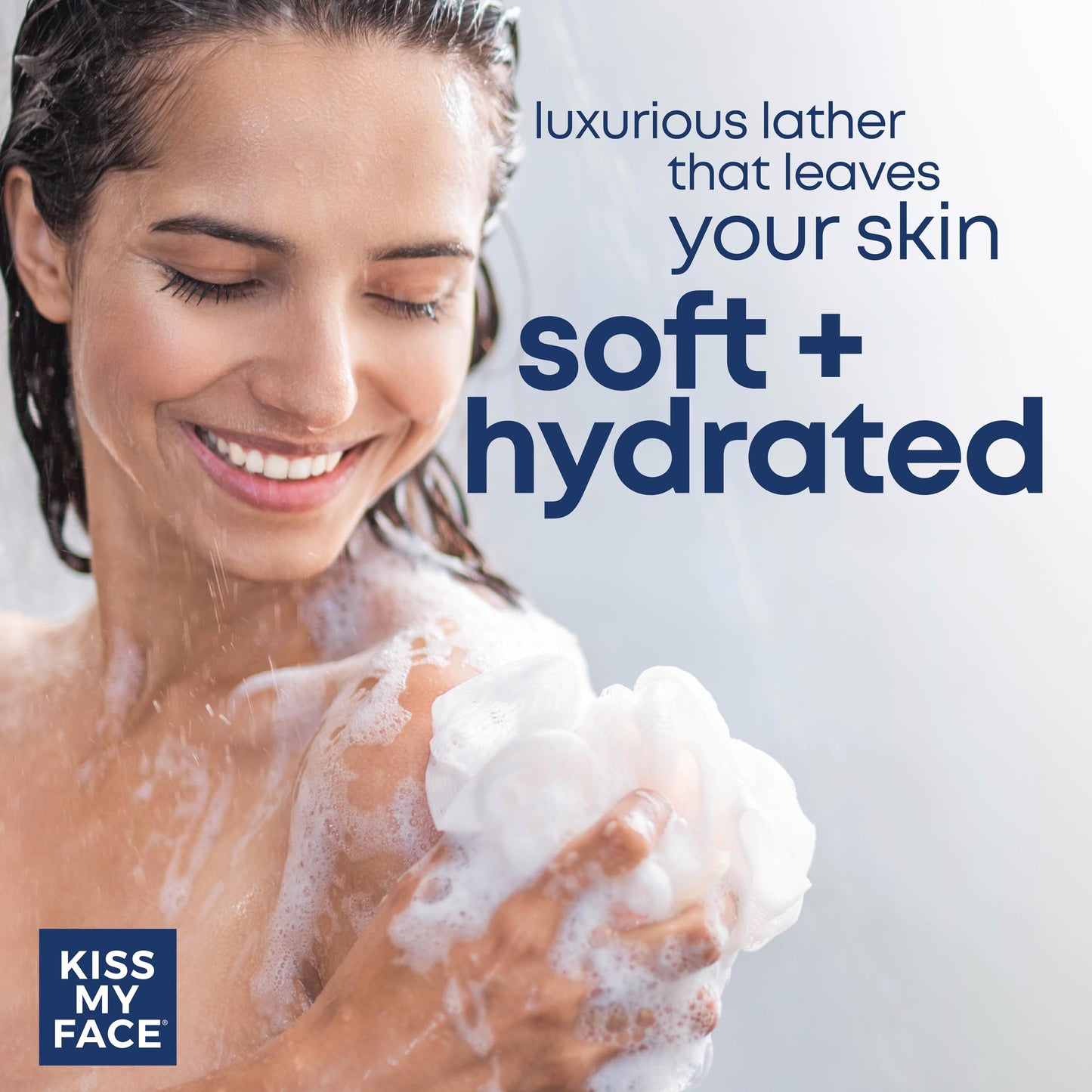 Kiss My Face De-Stress 2-in-1 Body Wash & Bath Soak Cedarwood + Bergamot - Vegan Body Wash - 16 oz Bottle with Pump (Cedarwoord