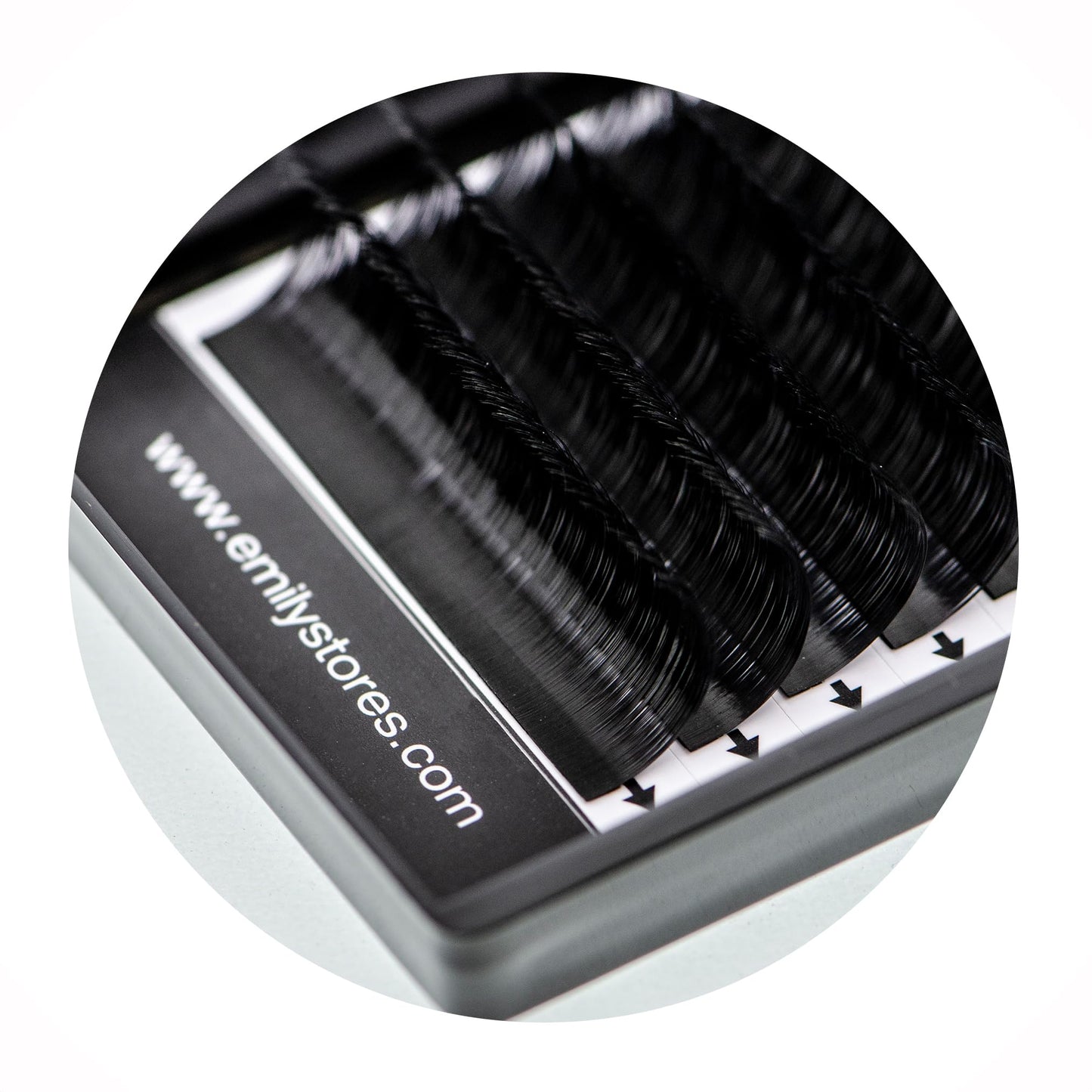 EMILYSTORES Eyelash Extensions 0.07mm Thickness C Curl Length 8-14mm Mixed Size Easy Fan Eye Lashes For Lash Extensions(0.07,C,M