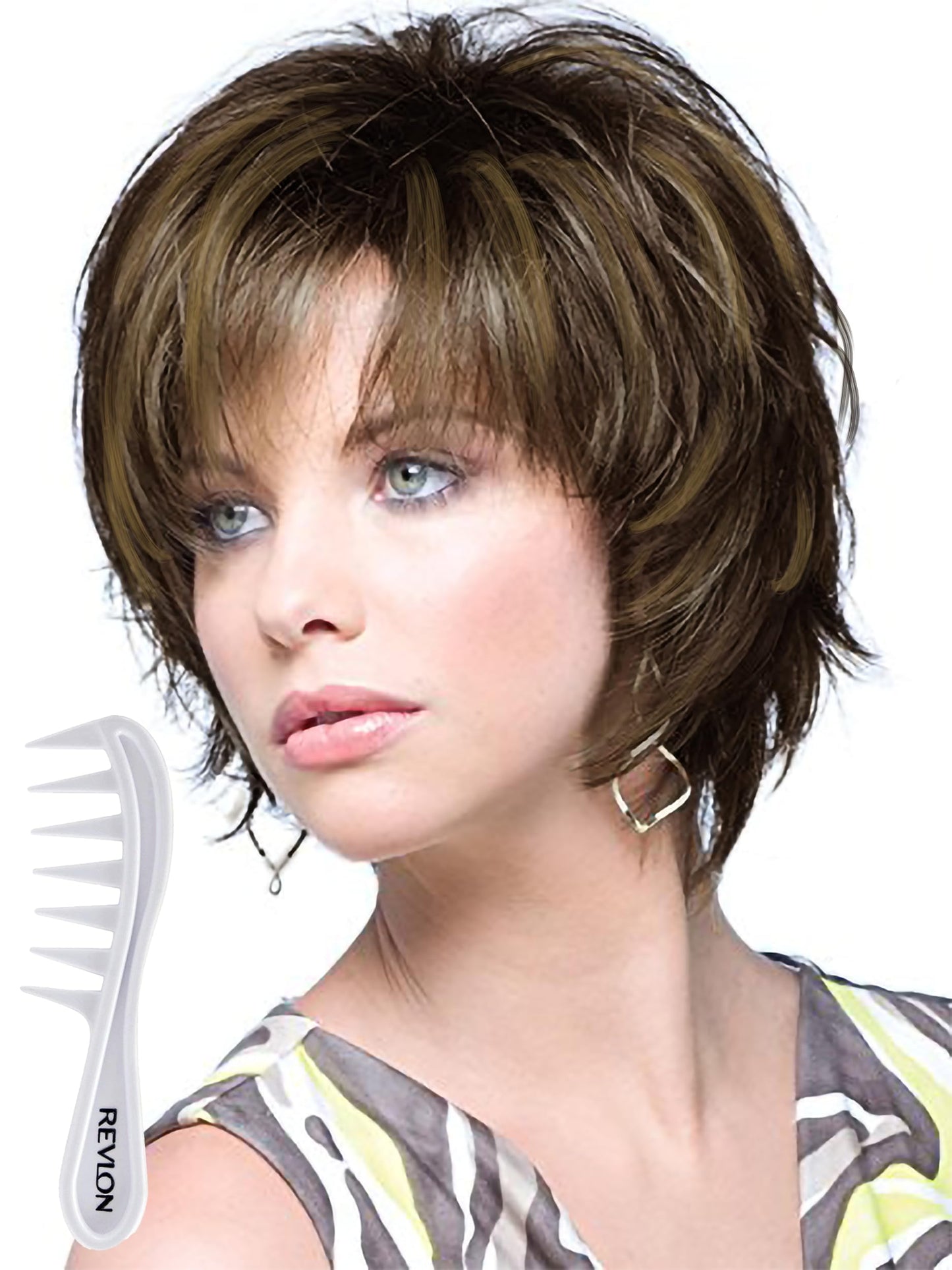 Noriko Sky Synthetic Wig by Rene of Paris and Wig Lift Comb - Almond Rocka-R - Bundle 2 Items