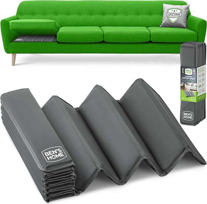 BEN'SHOME® Heavy Duty Couch Cushion Support Board – Instantly Repair Sagging Long Sofa Seat | 30" x 82"-96" | .5" Furniture Grade Wood Under Cushions Insert, Anti-Slip, Extend Sofas & Couches Life