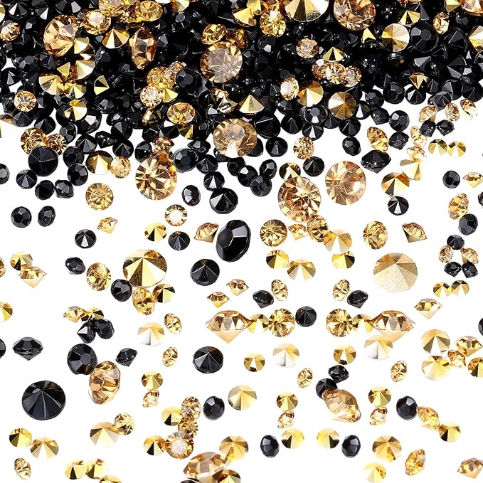 10000 Clear Wedding Table Scatter Confetti Crystals Acrylic Diamonds Rhinestones for Table Centerpiece Decorations Wedding...
