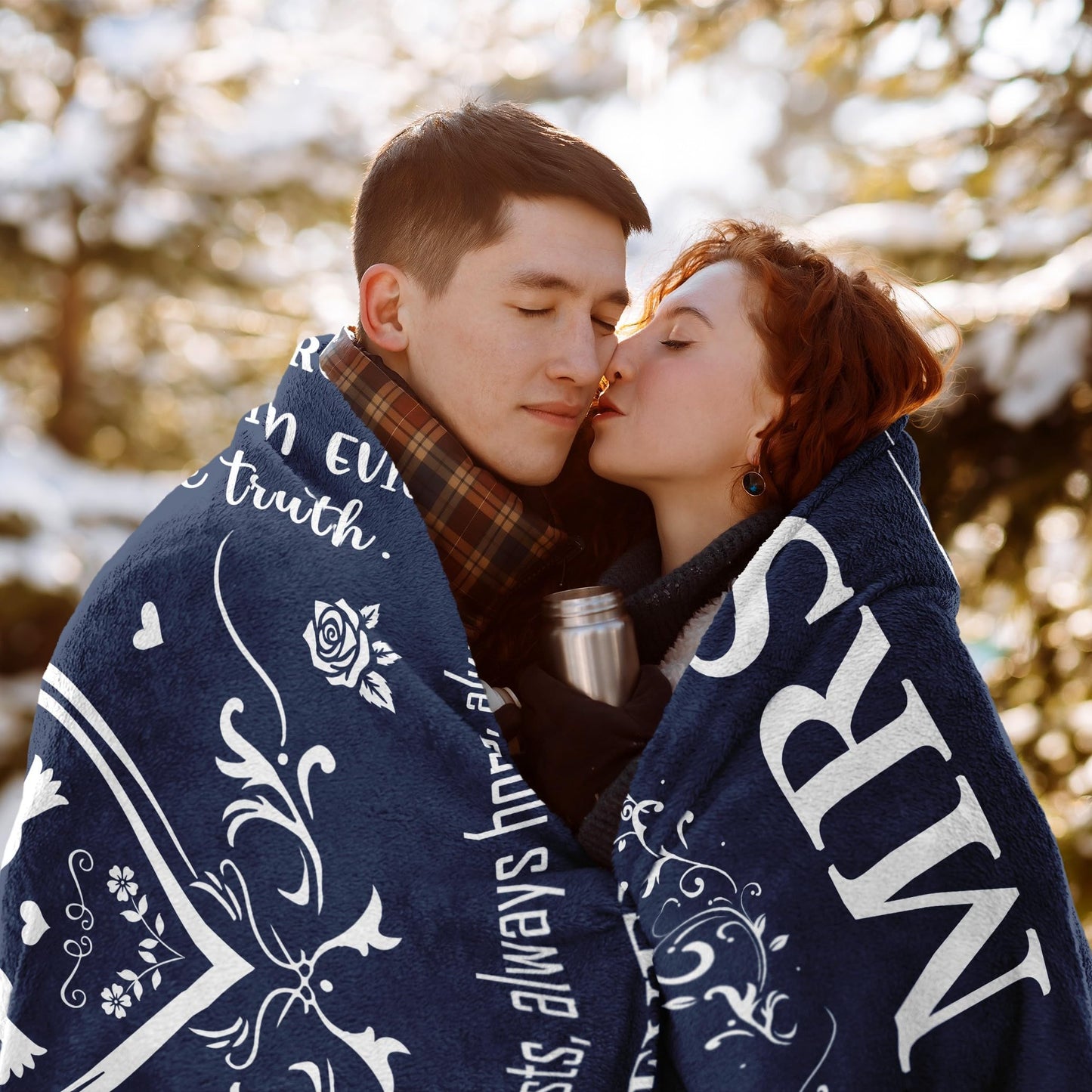 Basiole Wedding Gifts for Couples 2025, Bridal Shower Gifts for Bride to Be, Anniversary/Wedding Registry/Marriage Gifts for Newlyweds Couple Bride Groom Husband Wife, Mr and Mrs Blanket 50"X60"
