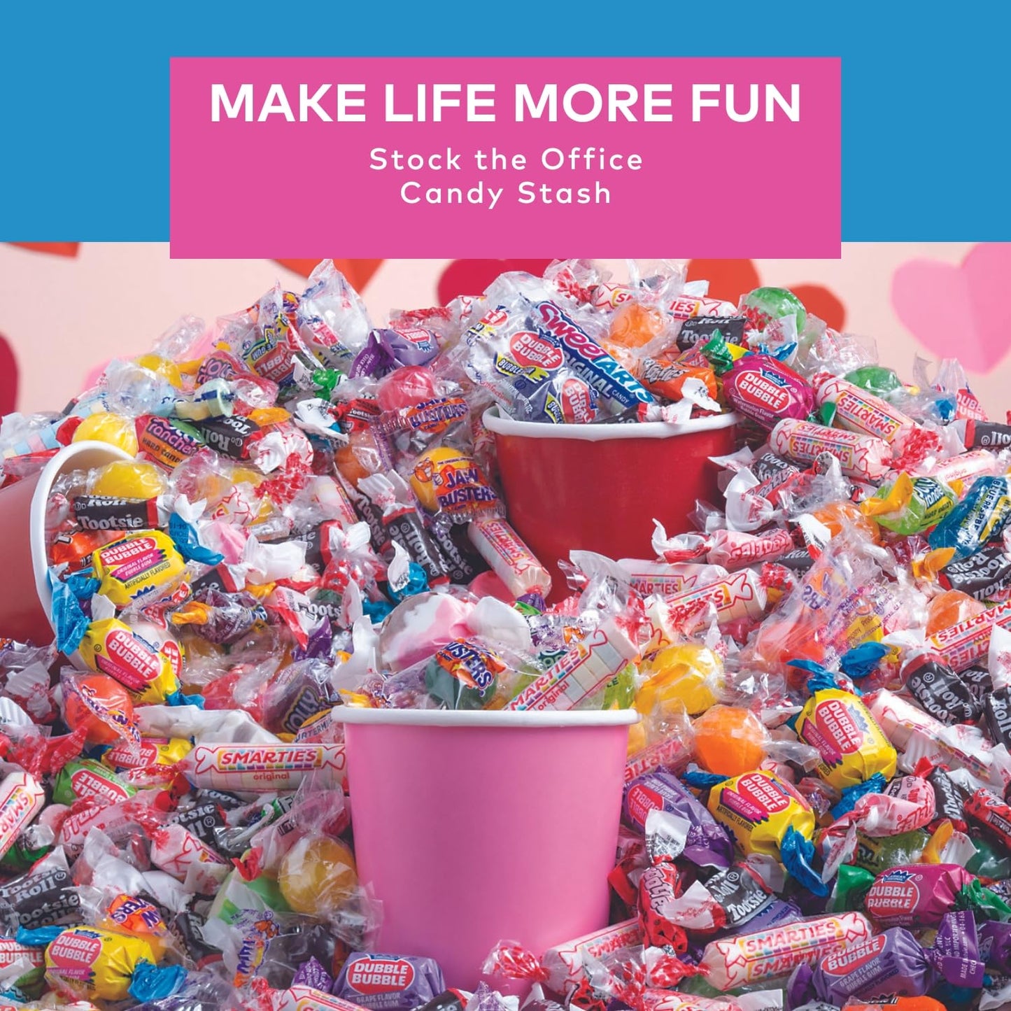Fun Express Bulk Candy - 30 Pounds - Parade Throws - Wholesale Big Bulk Candies - Individually Wrapped Candies - Schools, Offices, Camps, Claw Machine, Birthdays, Holidays, Halloween