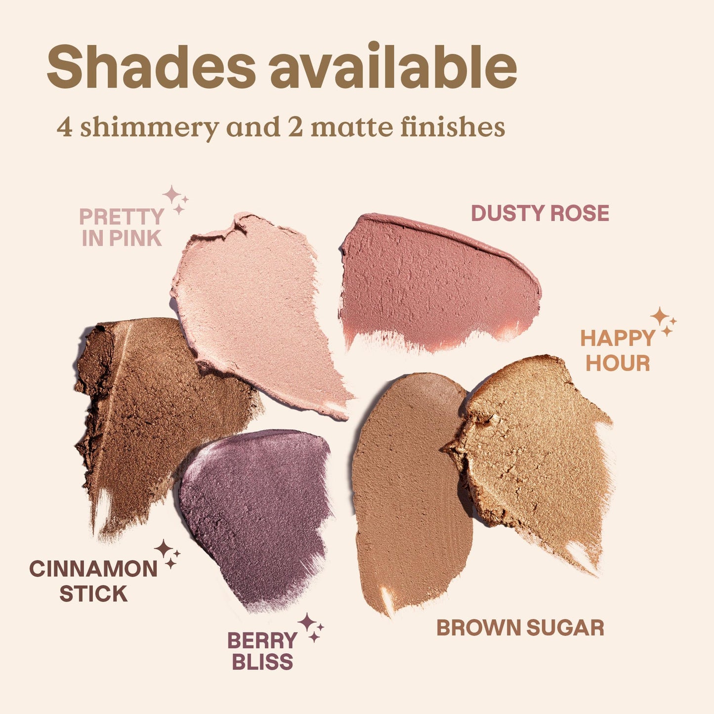ATTITUDE Oceanly Eyeshadow, EWG Verified, Single Shimmer Cream Eyeshadow, Plastic-Free, Vegan Beauty and Makeup, Pretty in Pink,