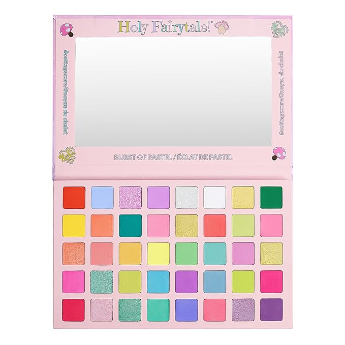 Kimchi Chic Holy Fairytale Palette – 40 Color Eyeshadow Palette, Highly Pigmented, Blendable, Long Lasting, Cruelty Free Cottagecore 1.26oz