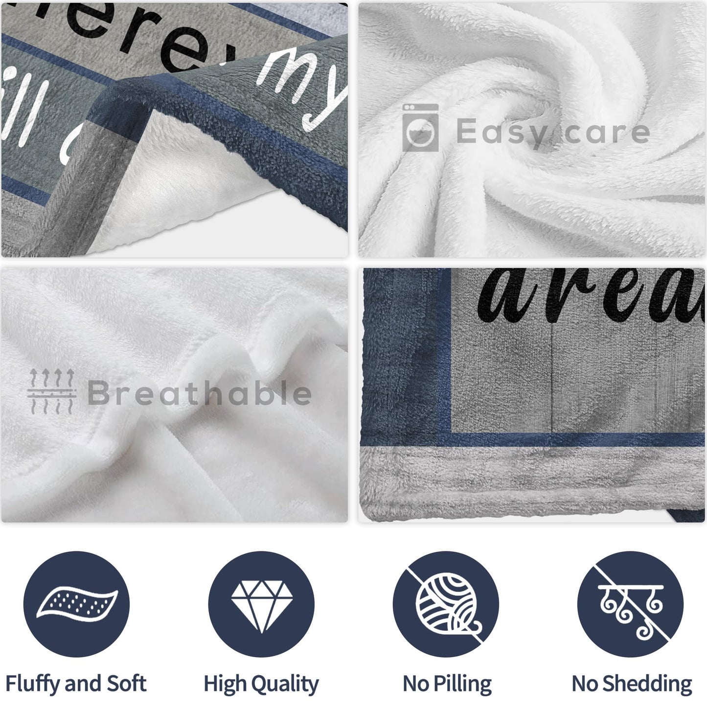 Spwasplo Gifts for Brother Fathers Day Blanket from Sister - Brother Christmas Birthday Gift Adult - Ultra Soft Plush Throw Present Ideas for Bedding Sofa - 60"x50"