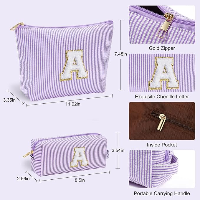 YOOLIFE Teacher Appreciation Gifts,Retirement Travel Gifts for Teacher Travel Makeup Bag | Teacher Birthday Gifts | Mothers Day Gifts for Teacher | Retirement Gifts for Women 2025 | Teacher Gifts E