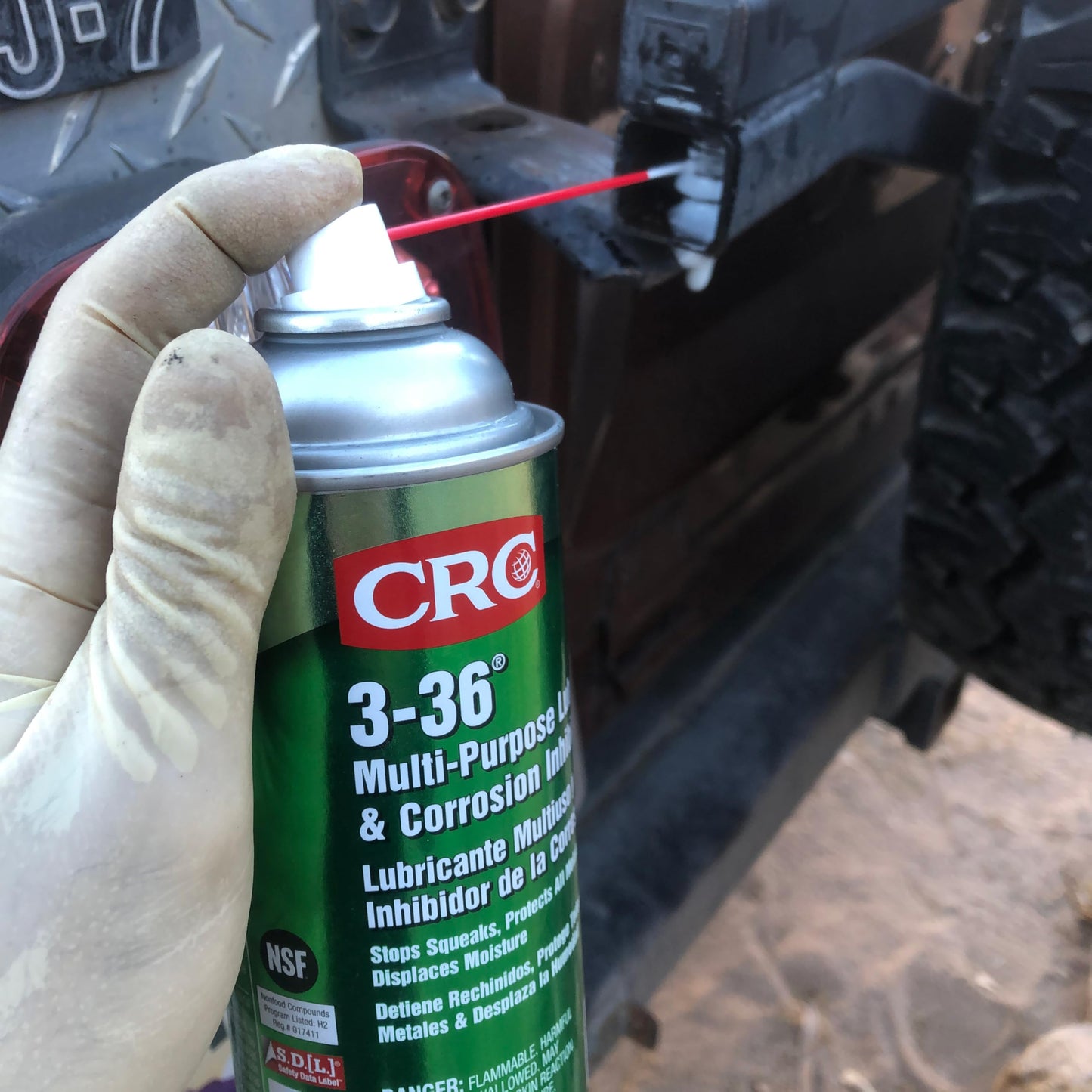 CRC 3-36 Multipurpose Lubricant & Corrosion Inhibitor 03005 – 11 Wt Oz., Corrosion Protectant Spray w/ Petroleum Base for Metal Equipment