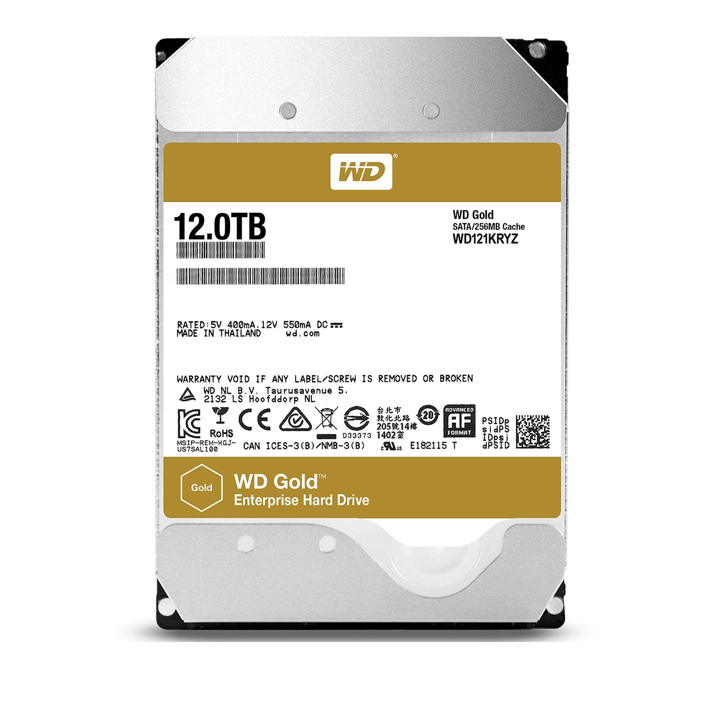 Western Digital 14Tb Wd Gold Enterprise Class Internal Hard Drive - 7200 Rpm Class, Sata 6 Gb/S, 512 Mb Cache, 3.5 - Wd141Kryz
