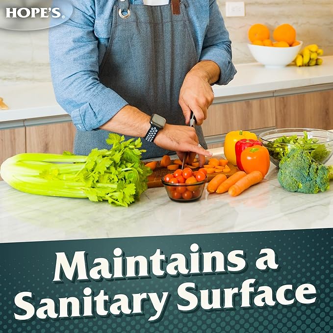 HOPE'S Perfect Granite & Marble Countertop Cleaner, Stain Remover and Polish, Streak-Free, Ammonia-Free, 22 Ounce, Pack of 6
