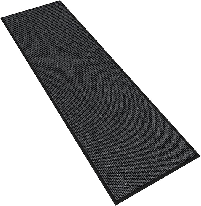 Front Door Mat, 10' x 36" Heavy Duty Indoor Outdoor Doormat, Non-Slip Welcome Mats for Entryway, Rubber Backing Low Profile Commercial Door Mats