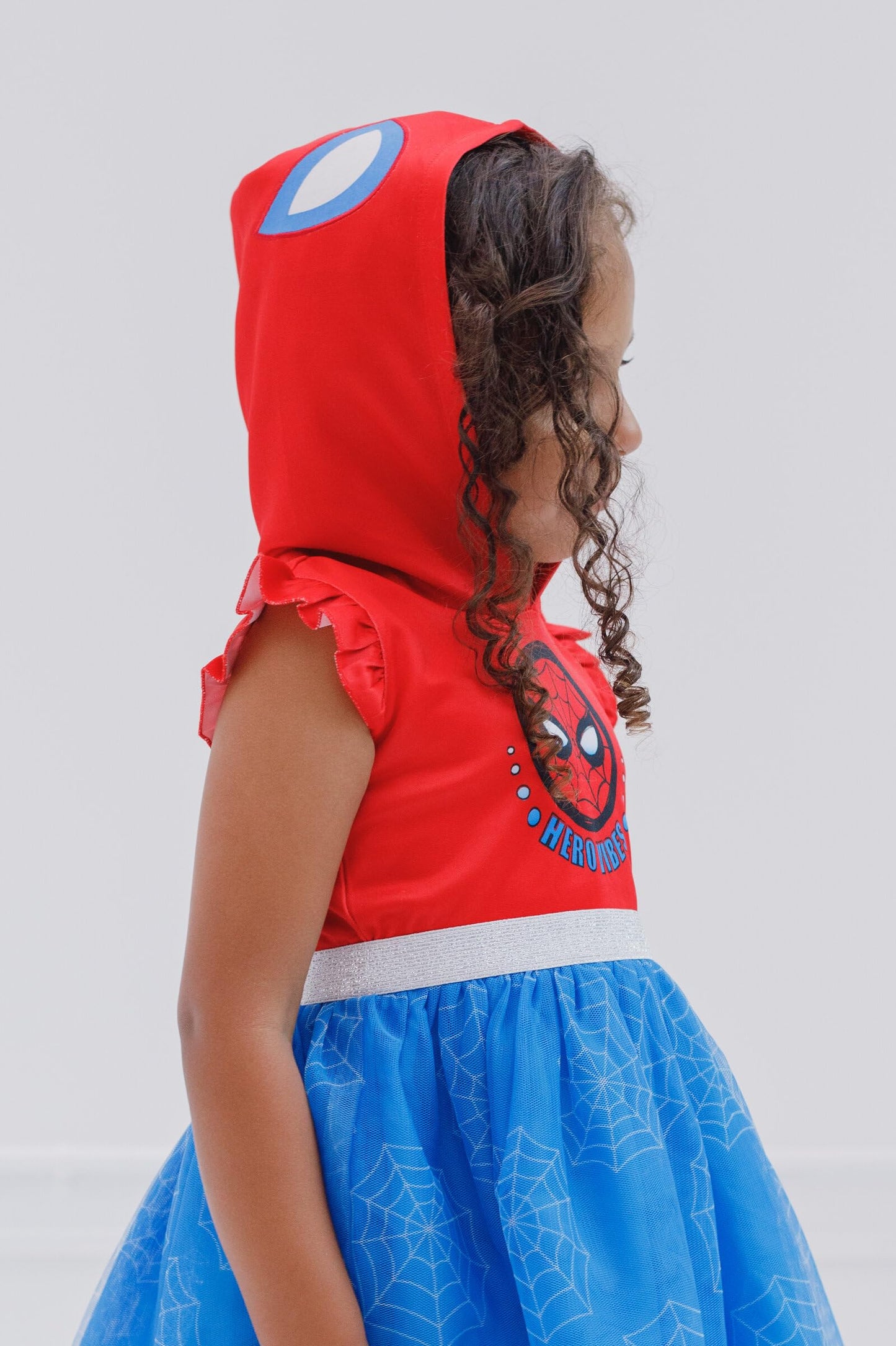 Marvel Spider-Man Toddler Girls Mesh Tulle Dress Blue 2T