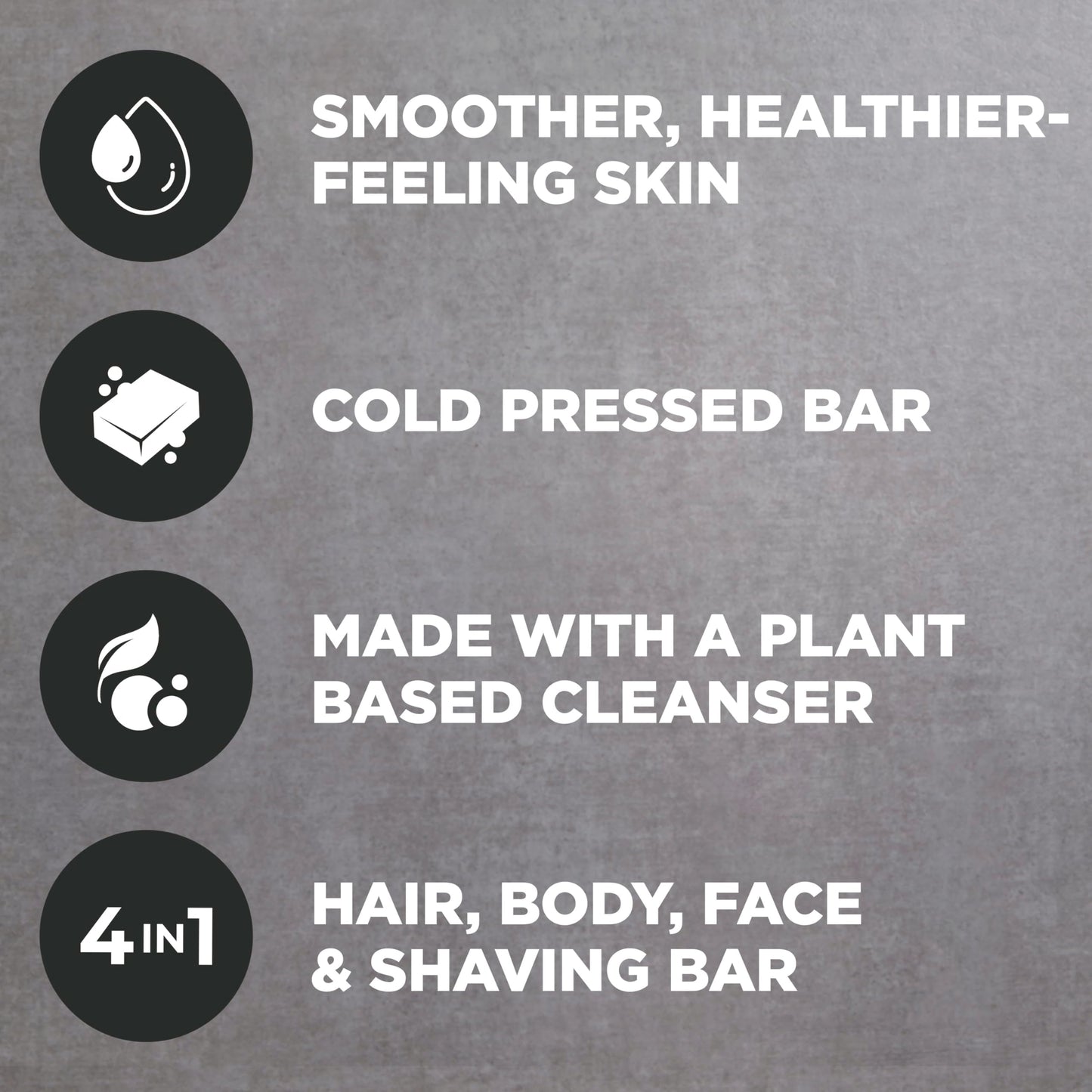 DOVE MEN + CARE Cleansing Bar Soap Charcoal + Clove Oil 4 Count to Rebuild Skin in the Shower, a 4in1 Hair, Body, Face & Shaving