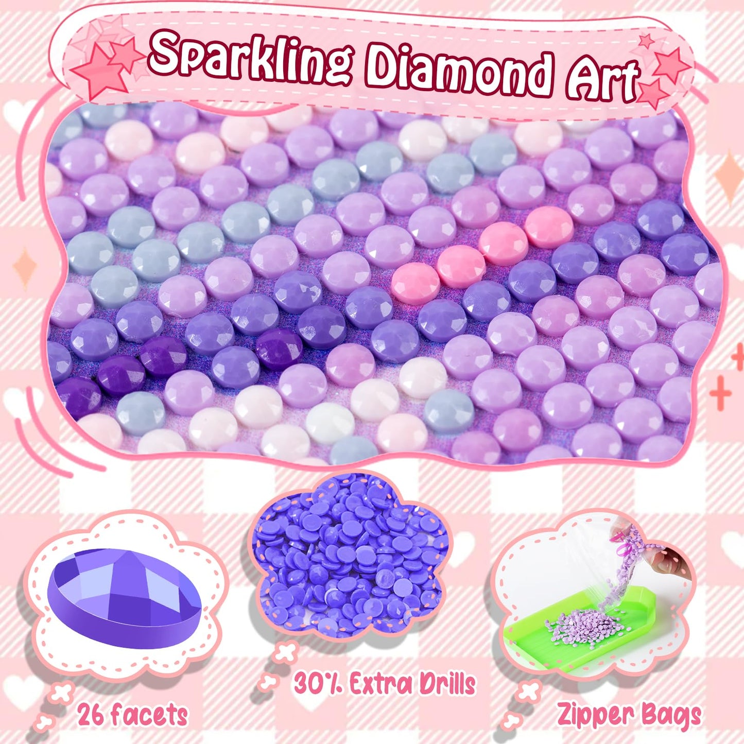 IPISSOI The Lovely Hippopotamus Funny Diamond Painting Kit for Adult DIY Full Drill Diamond Art Hippopotamus 5D Diamond Dots Kits Painting Crafts for Home Decor 12x16 inch