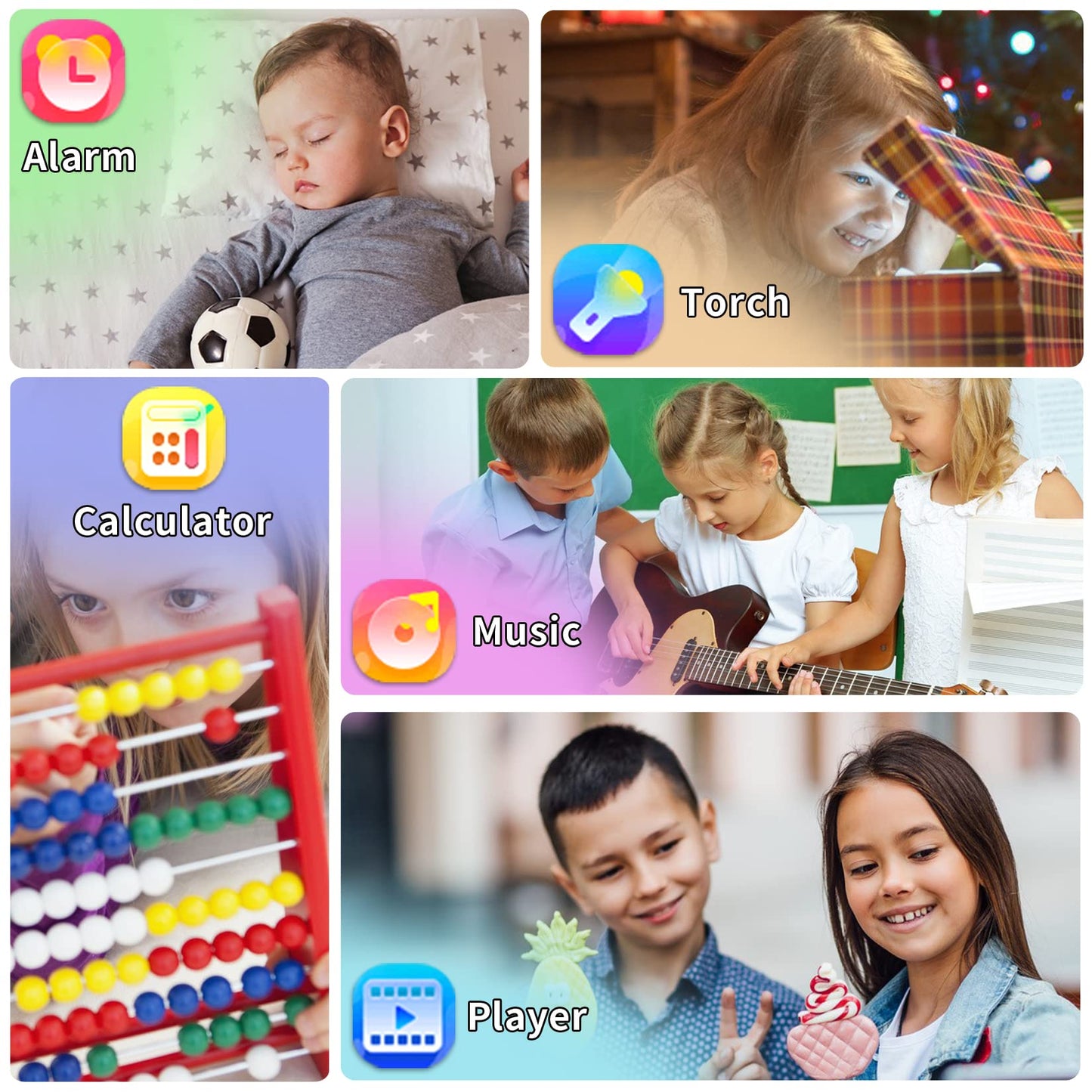 Kids Smart Watches Girls Gifts Age 3-12, Smart Watch for Kids with 24 Games Camera Video Recorder Music Player Alarm Calculator Stopwatch Flashlight Pedometer Gift Toys for Girls Ages 5 6 7 8 9 10