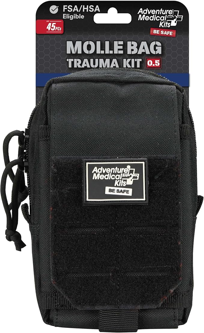 Adventure Medical Molle Bag Trauma Kit 0.5 (Black Bag)