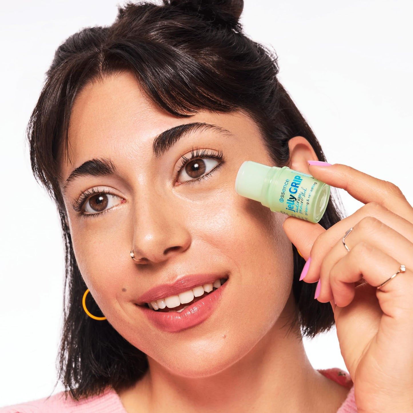 essence | Jelly Grip Under Eye Primer Stick | Hydrates, Cools & Grips for a Crease-Free Finish | Infused with Hyaluronic Acid an