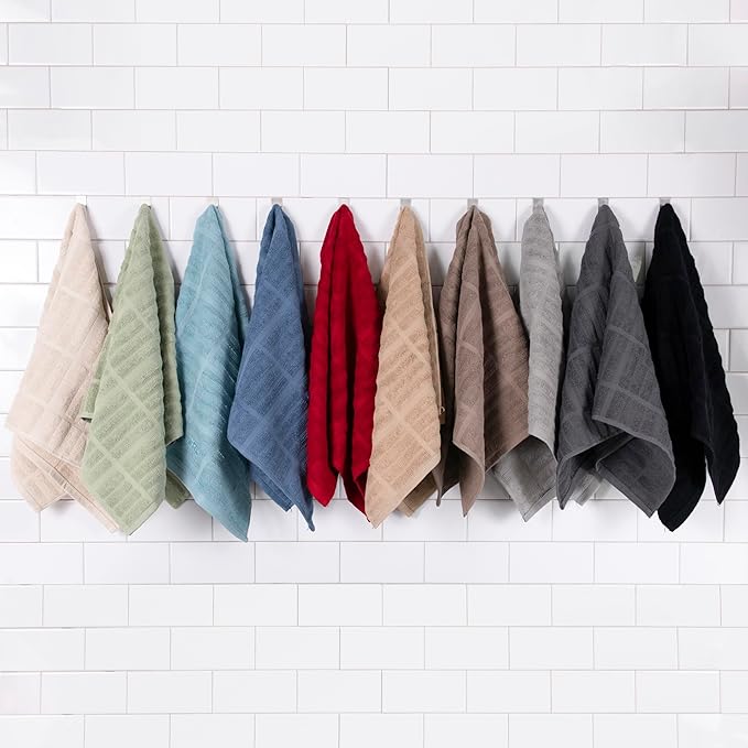 All-Clad Solid Kitchen Towel: Highly Absorbent, Super Soft Long Lasting - 100% Cotton, 17"x30" Tea Towel for Cleaning & Drying Dishes, Pans, Glassware, or Countertops, (1-Pack), Cappuccino