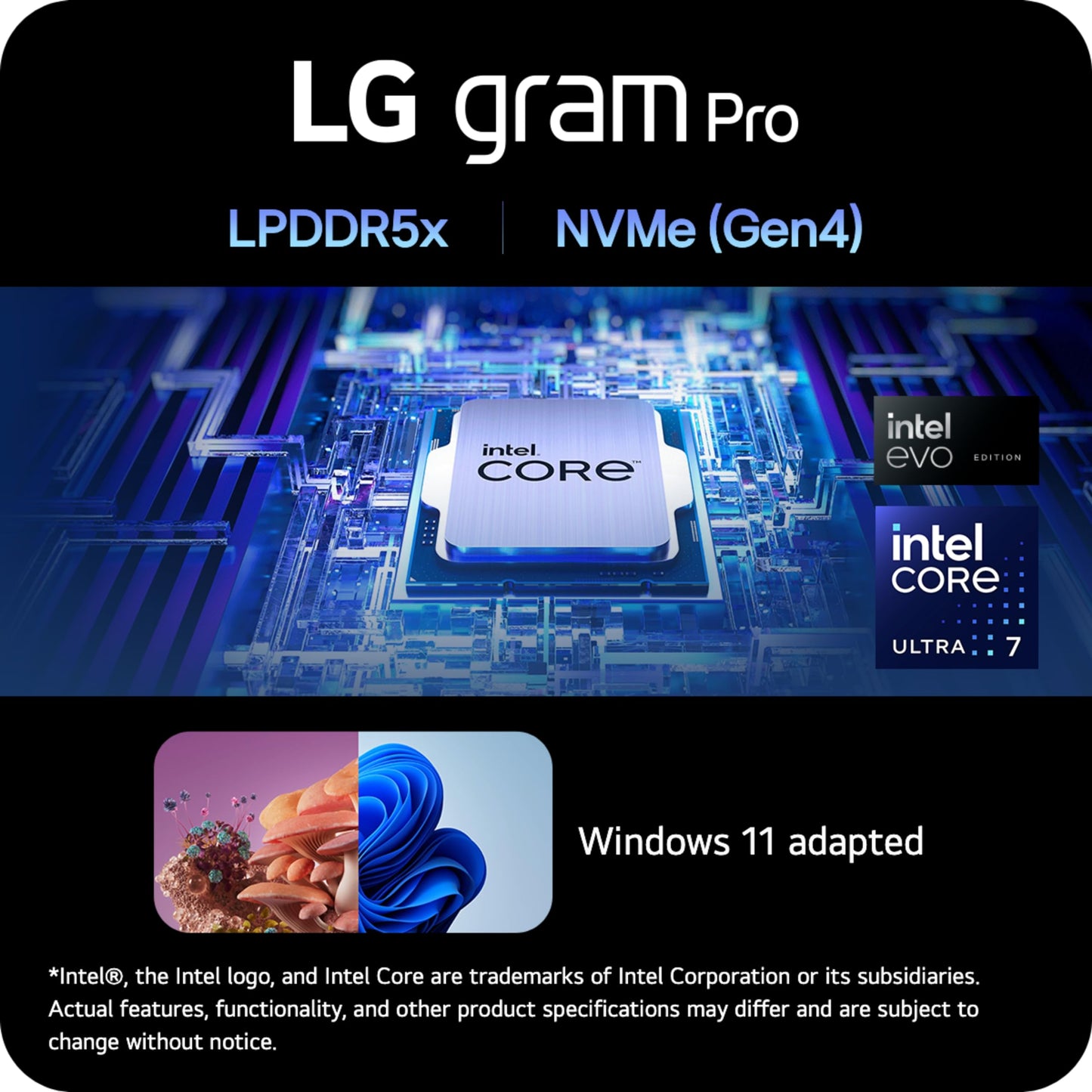 Lg Gram Pro 17-Inch Thin And Lightweight Laptop Intel Evo Edition - Ai-Enabled Intel Core Ultra 7 Processor Windows 11 Home 32Gb