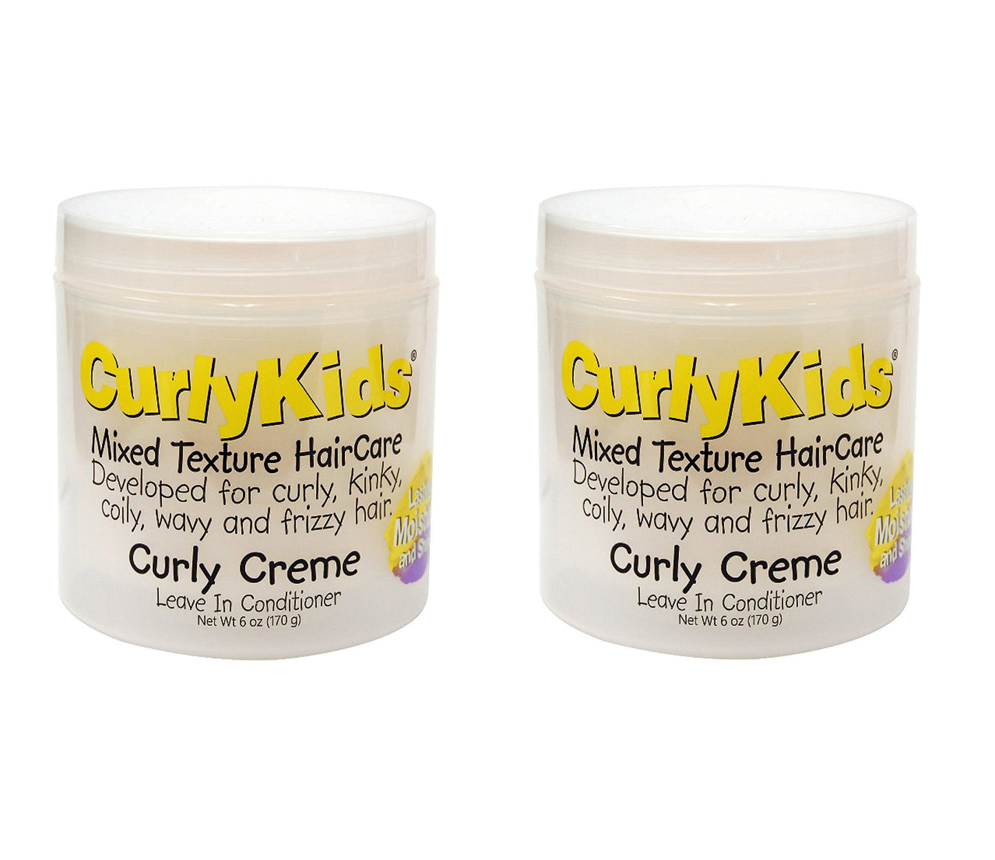 Curly Kids Curly Creme Conditioner, 6 oz (Pack of 2)
