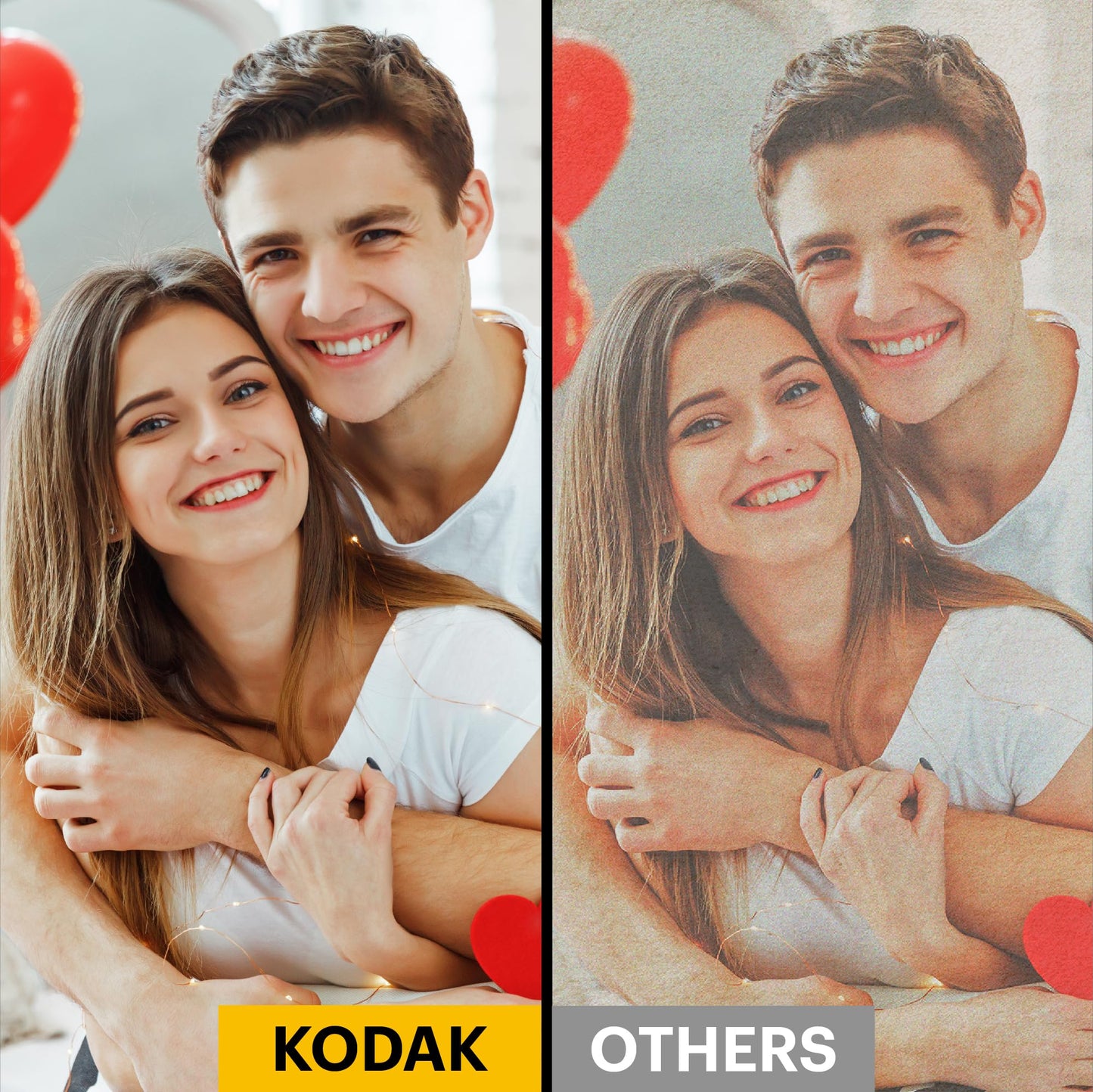 KODAK Dock Plus 4x6'' Photo Printer, 50 Sheets, Docking & Bluetooth Smartphone Printer for iPhone & Android, Instant Color Prints, 4PASS Dye Sublimation