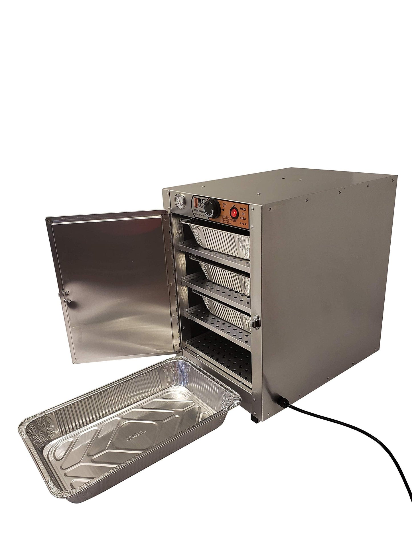 HeatMax 162224 Electric Party Catering Full Size 3.25" Tall Pans Hot Box Food Warmer, The Original and The Best, NSF/UL Certified Great for Schools and Churches - Made in USA with Service, Support