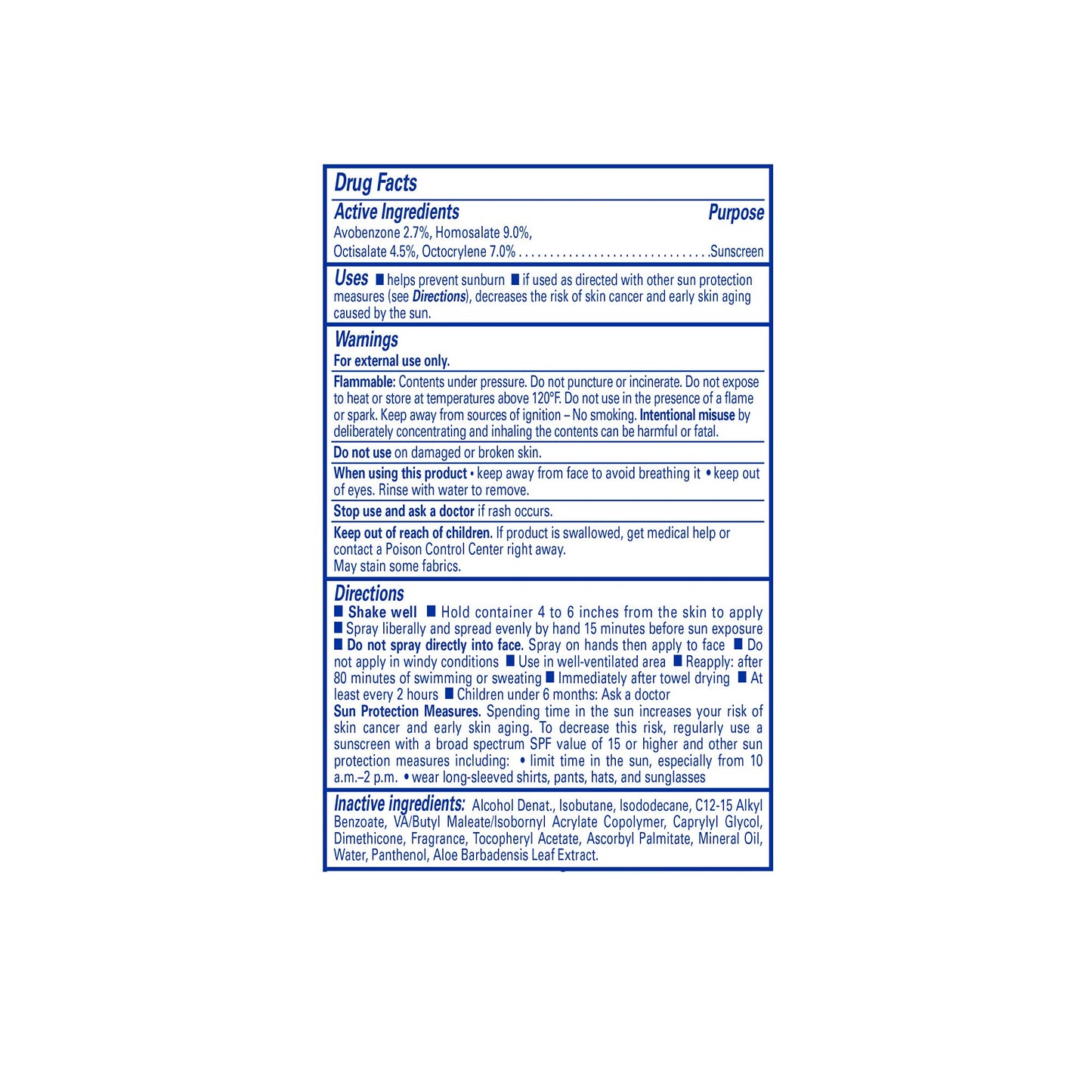 Banana Boat Spf#50+ Light As Air 6 Ounce Spray