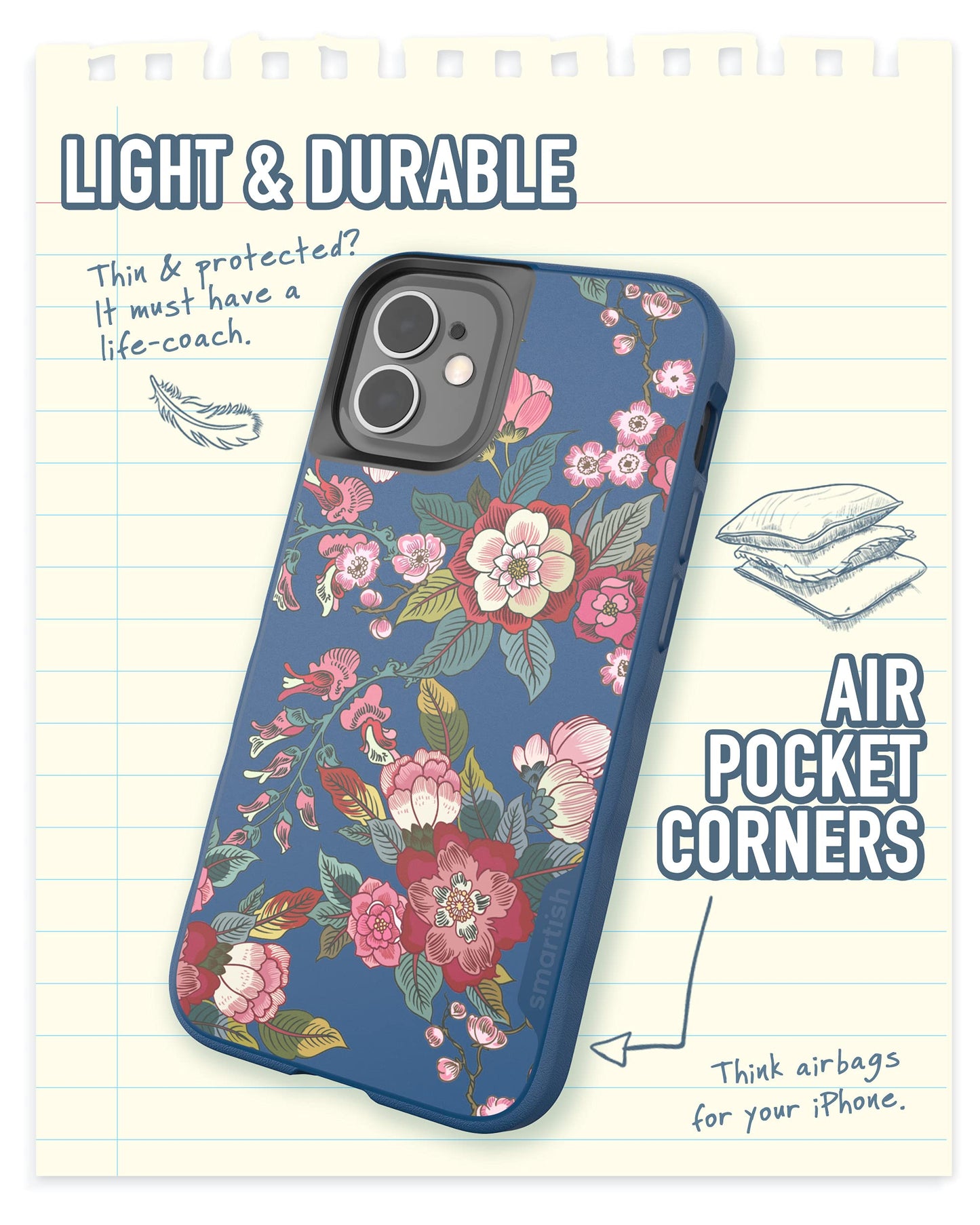 Smartish Iphone 12 Mini Slim Case - Gripmunk [Lightweight + Protective] Thin Cover (Silk) - Flavor Of The Month