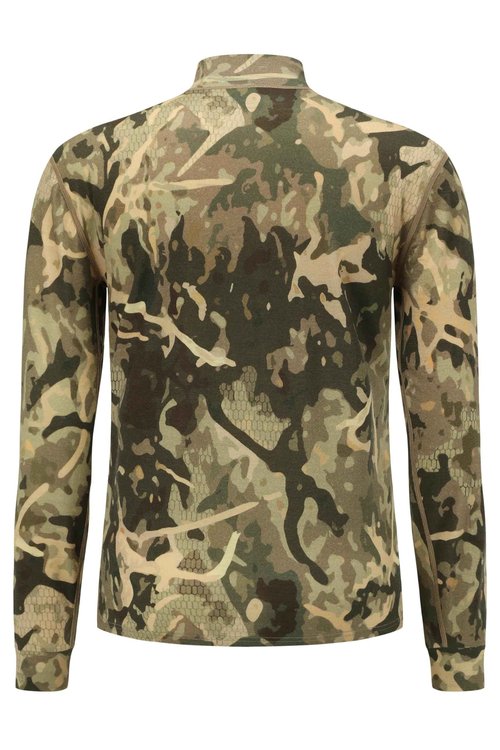 Lichenland Men's Merino Wool Hunting Base Layer Tops Camo Shirts