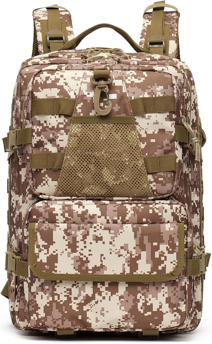 aiGear 50L Military Tactical Backpack 3 Days Assault Pack Large Day Backpack for Men Molle Army Bug Out Bag Waterproof Hea...
