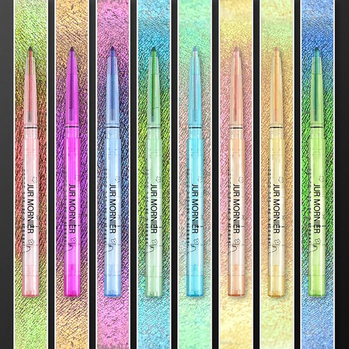 Multichrome Eyeliner Gel Pencil,Waterproof Long-Lasting Vegan Cruelty Free Eye Liner,Shifting Colors Eyeliner Pen (EL-08)