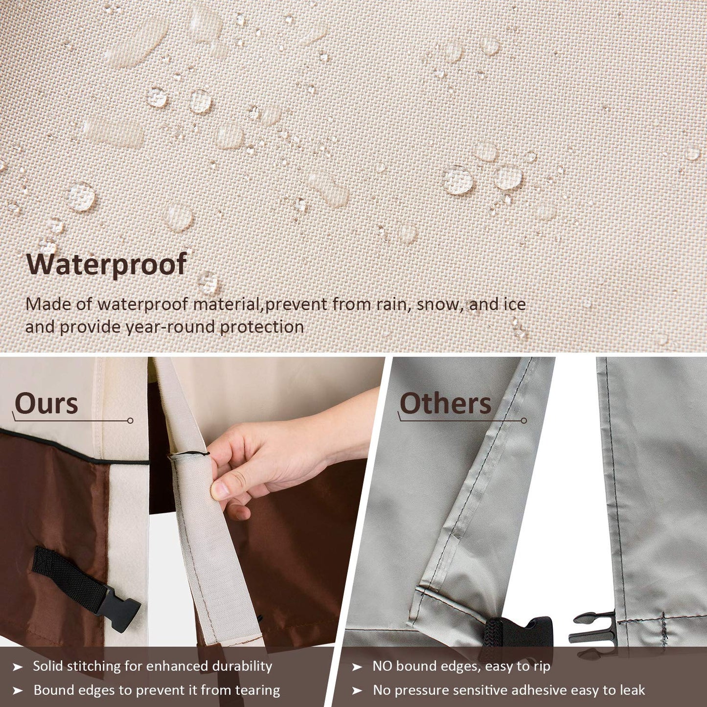 Bestalent Air Conditioner Cover For Outside Units Ac Covers Fits Up To 24 X 24 X 22 Inches