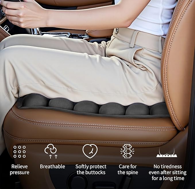 MTGKY Sondor Travel Seat Cushion,Airplane seat Cushion for Long Flight,Portable & Adjustable,Inflatable Cushion for Wheelchair, Travel,Driving,Office Work