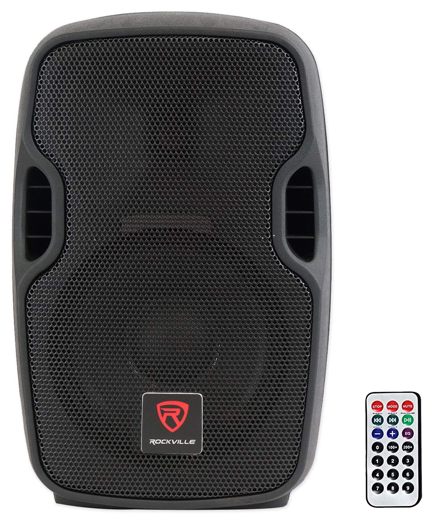 Rockville Bpa8 300W Peak/75W Rms 8 Powered Pa Speaker, Bluetooth, Usb/Sd, Eq, 1 Titanium Driver, Stand Mount/Flyable, For Djs An
