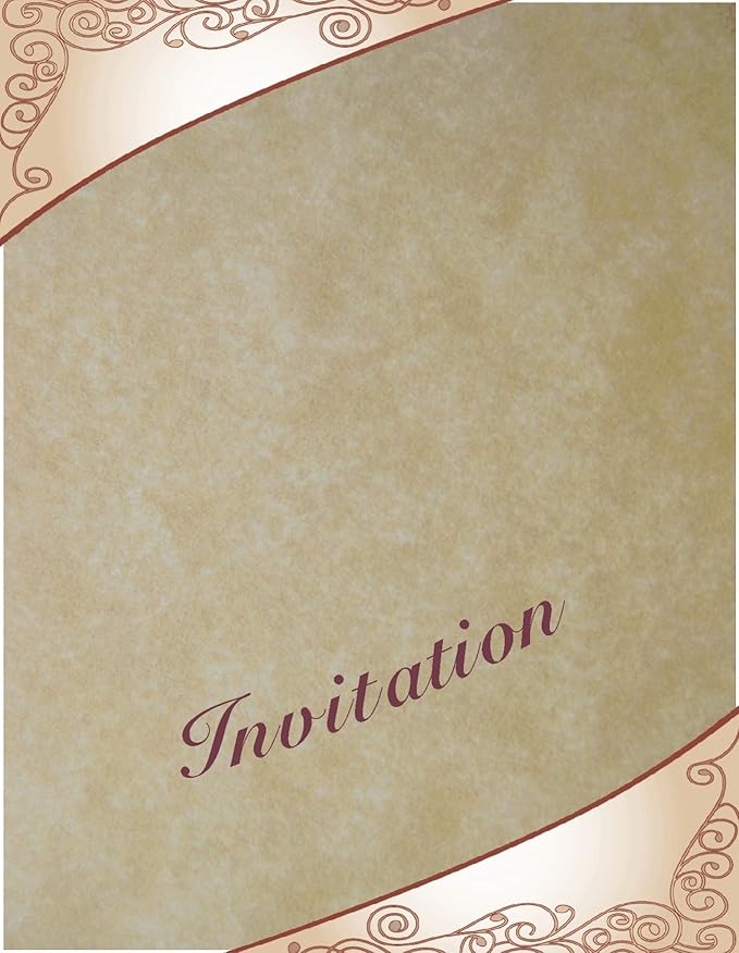250 Old Age Parchment 65lb Cover Paper Sheets 5X7 Inches Cardstock Weight Colored Sheets 5" X 7" (5X7 Inches) Photo|Card|Frame Size - Printable Parchment Semblance by The Pulp Process