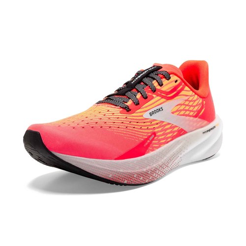 Brooks Men’s Hyperion Max Neutral Running Shoe - Fiery Coral/Orange Pop/Blue - 15 Medium