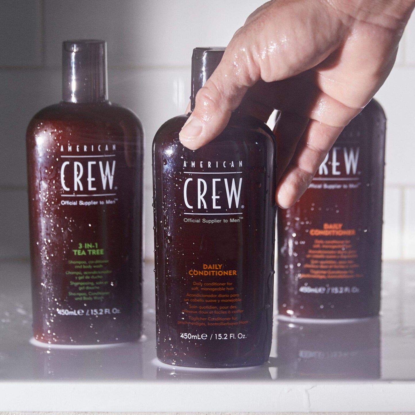 Men's Conditioner by American Crew, Daily Conditioner for Soft, Manageable Hair, 15.2 Oz