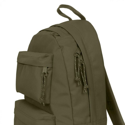 EASTPAK Padded Double – 24L Squared Backpack with Dual Front Pockets, 13” Laptop Sleeve, Bottle Holder & Padded Straps, Dark Grass