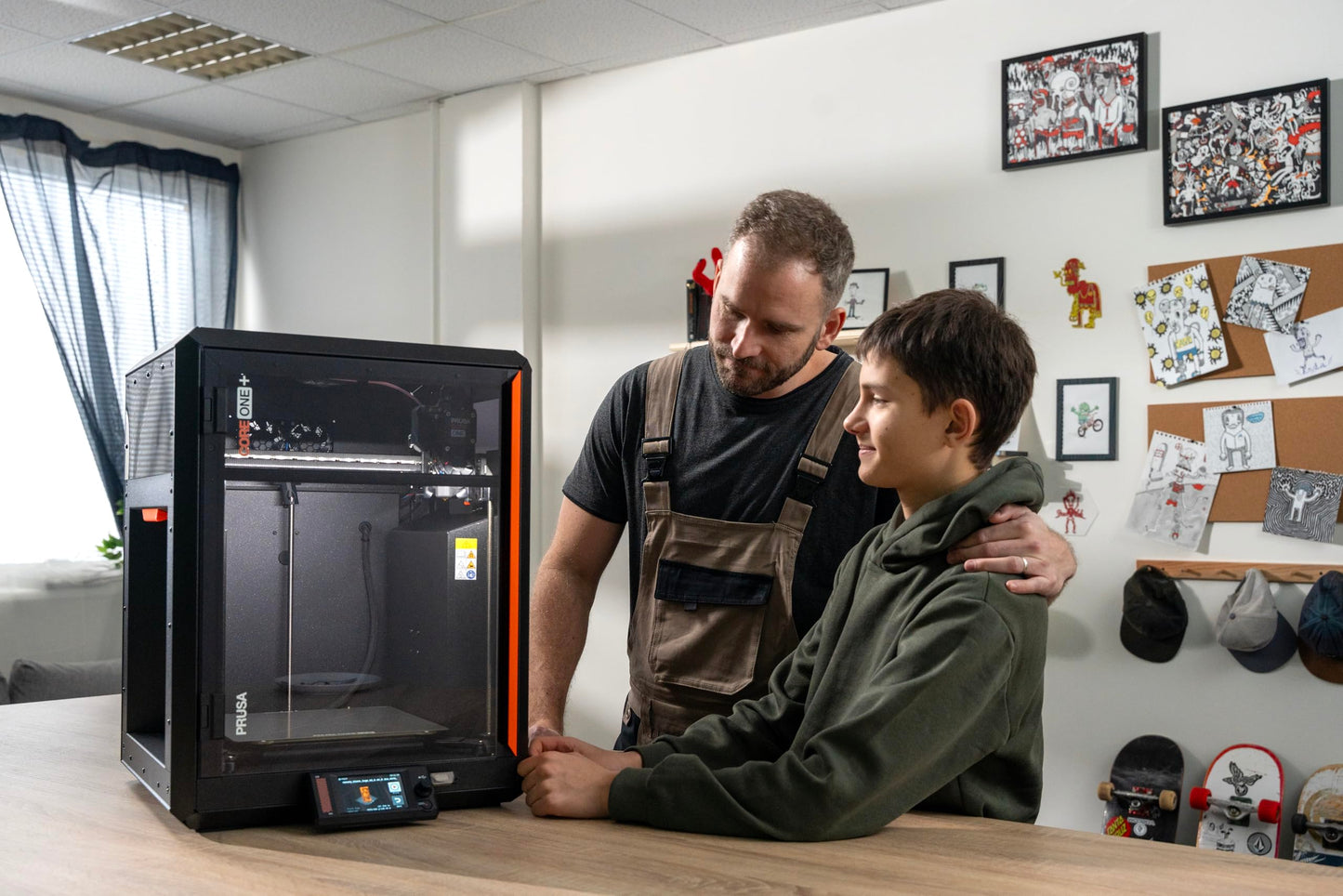Original Prusa CORE One+ CoreXY 3D Printer - For Home & Business - Professional & Beginner Friendly - Free HF Nozzle & Filament - Fast & Fully enclosed & Ready-to-Use - Large Print Area 9.8x8.6x10.6in