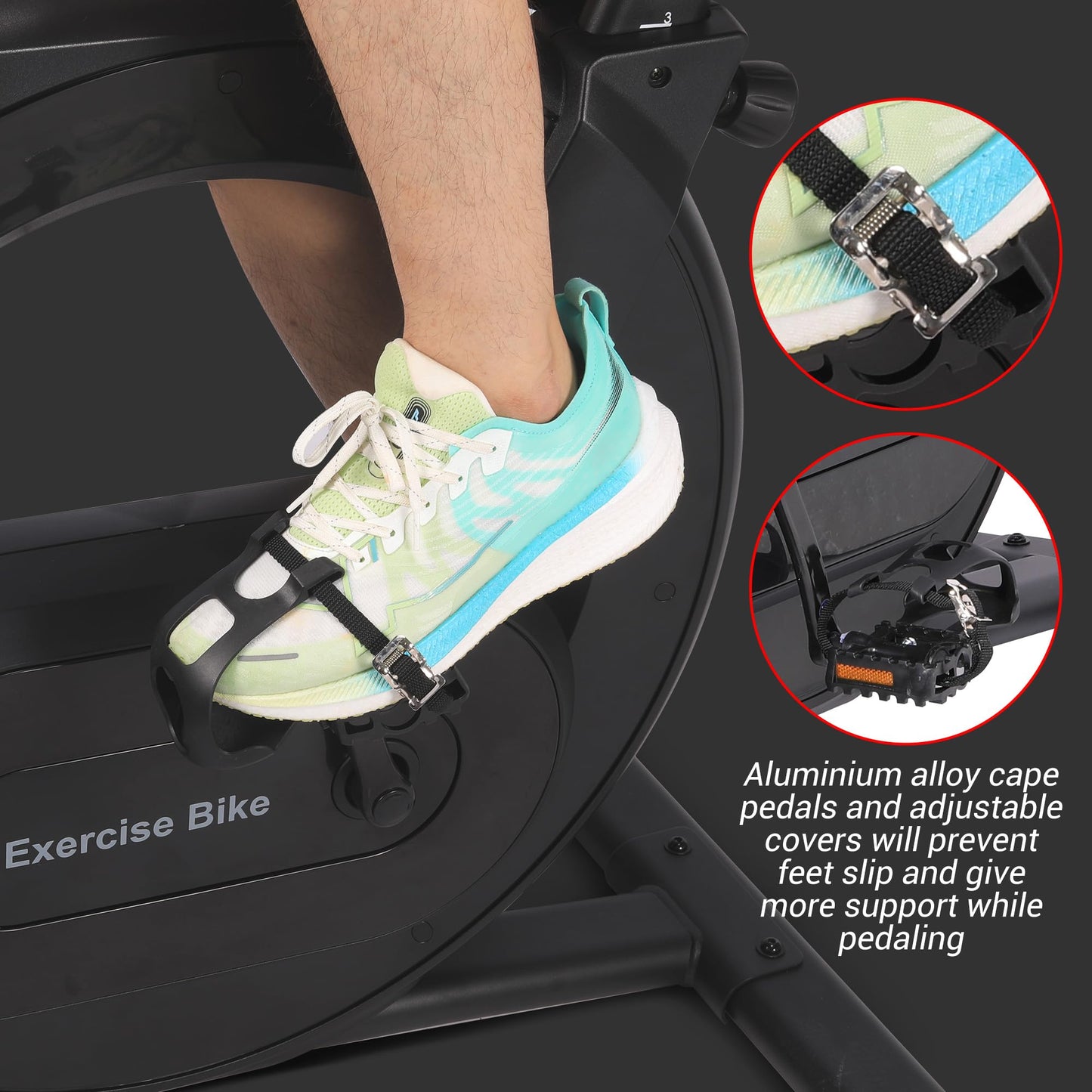 GAOMON Exercise Bike for Home, Indoor Cycling Bike with 32-Level Magnetic Resistance, Smart Workout Music App Connectivity, LED Display & 300 lbs Capacity - Premium Home Gym Equipment