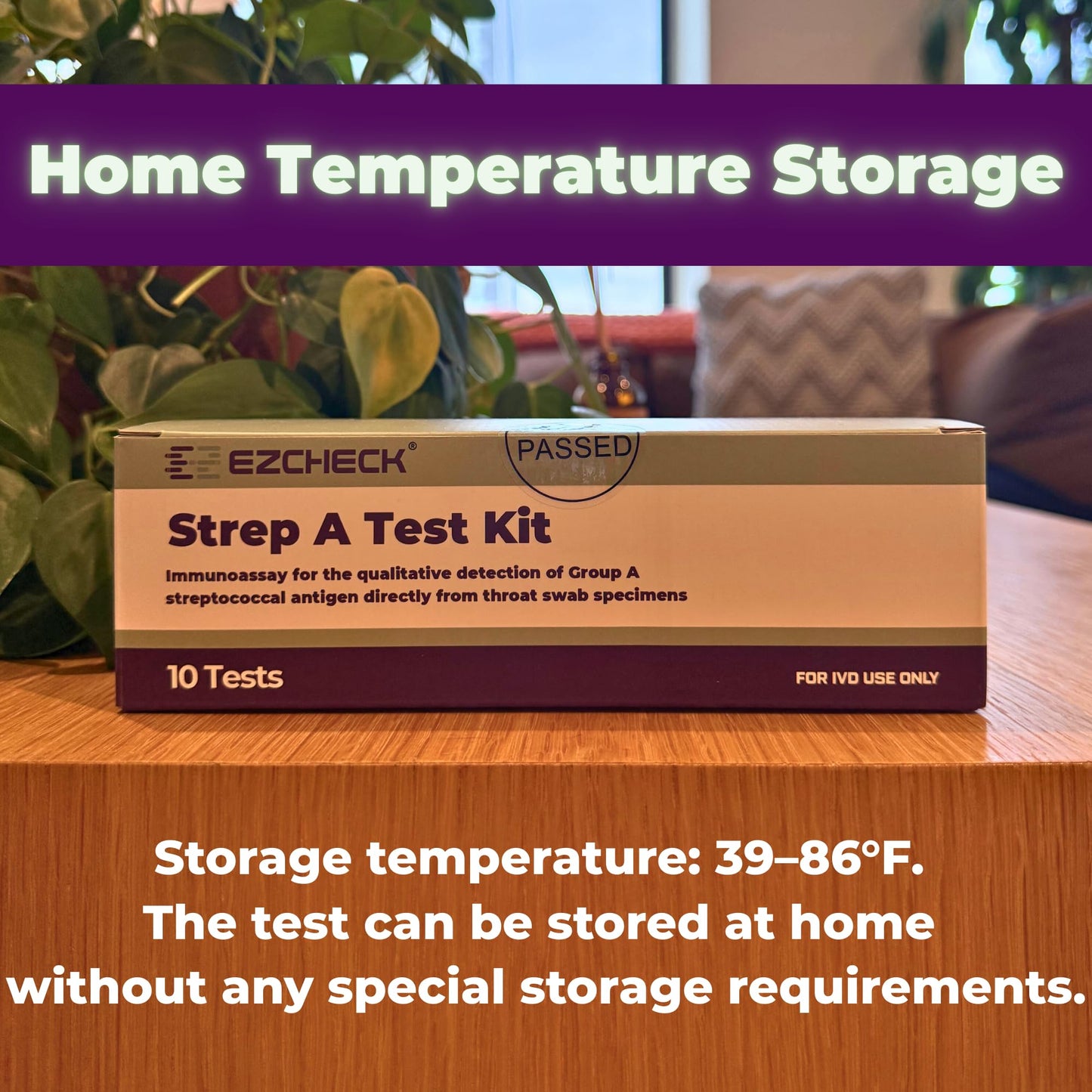 EZCHECK® at-Home Throat Test (10 Tests)