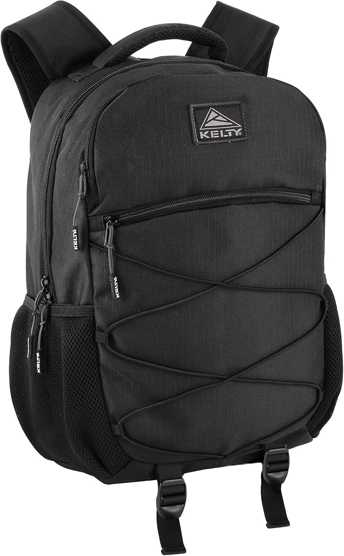 Kelty Laptop Backpack Bag 25 L Hiking Backpack for Men, Women, Work | 18 inch Travel Backpack Carry On Approved (Black)