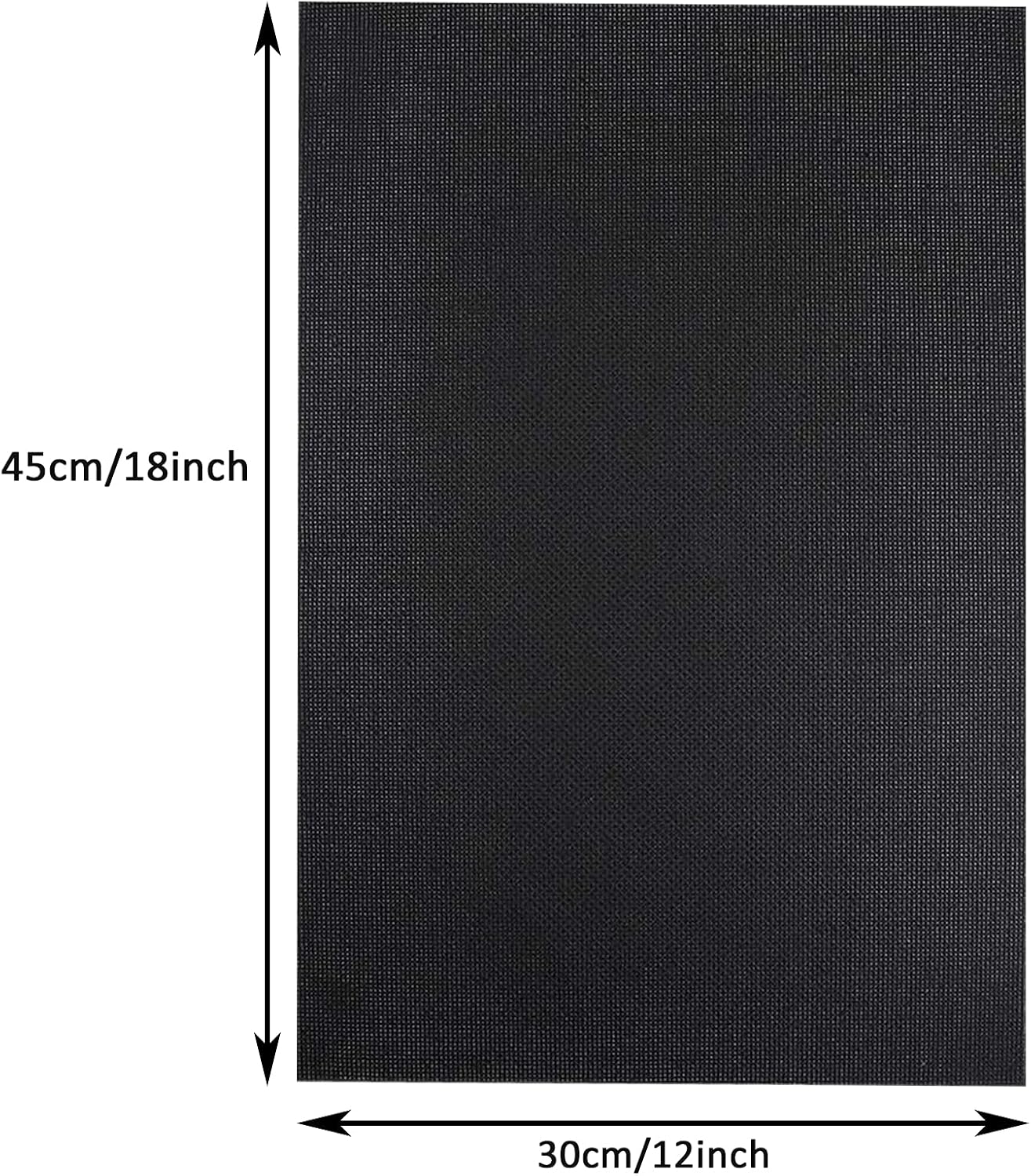 Similane 6 Pcs Cross Stitch Aida Cloth Embroidery Cloth Cross-Stitch Fabric 14 Count Black Aida Easy to use Embroidery Patterns Pictures 12 by 18-Inch