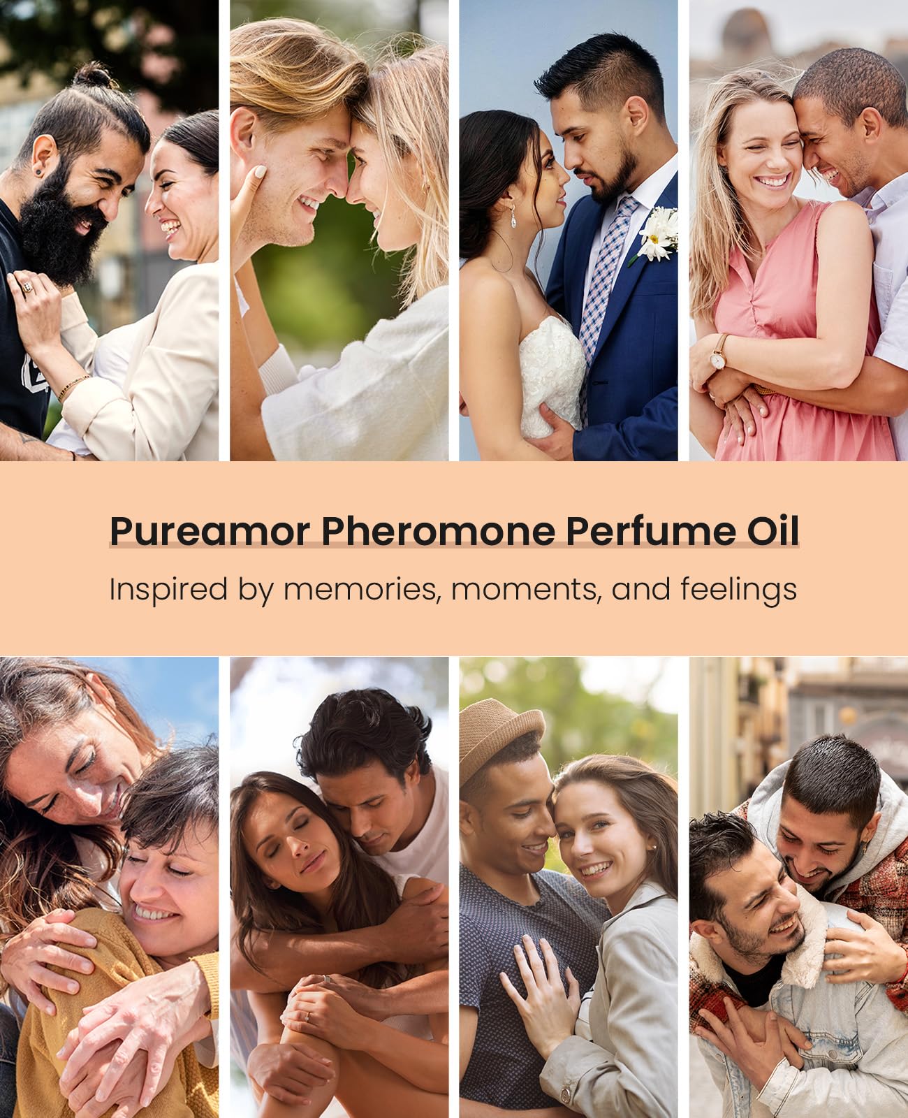 PUREAMOR Pheromone Cologne for Men, to Attract Women, Earthy, Mystical, Smoky Wood Perfume, Pheromones Perfumes,Mens Cologne,Advanced Fragrance Pheromone Perfume Oil,Travel Size (Palo Santo)