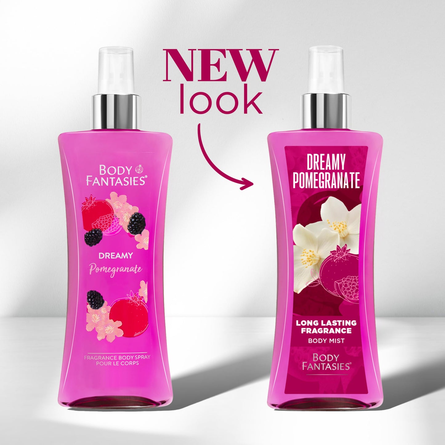 Body Fantasies Signature Fragrance Body Spray, Dreamy Pomegranate, 8 fl oz