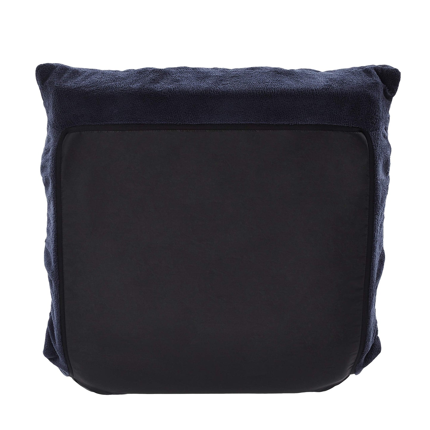Amazon Basics Adjustable 14-Position Memory Foam Floor Chair with Back Support, Portable, 41.3"D x 21.3"W x 6"H, Navy