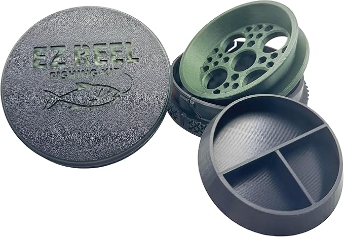EZ Reel Fishing Kit EZ Reel Fishing Kit – Pocket Size Handline Fishing Reel | Ultimate Compact Rodless Reel Fishing Kit fo...