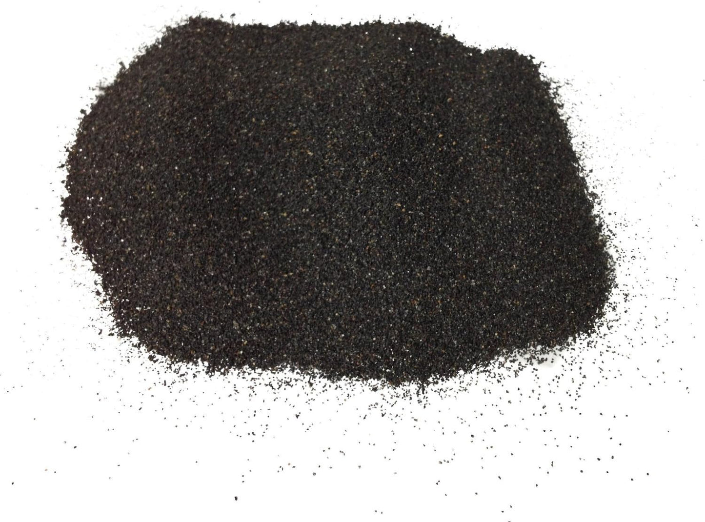 Nakpunar Emery Pin Cushion for Sewing, Quilting - Pincushion Filled with Abrasive Emery Sand - Handmade in USA (2"x3", White Polka Dots on Black Background)