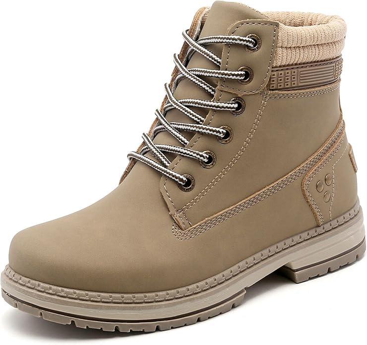 sofysofy Women Work Boots - Waterproof Hiking Outdoor Lightweight Construction Comfortable