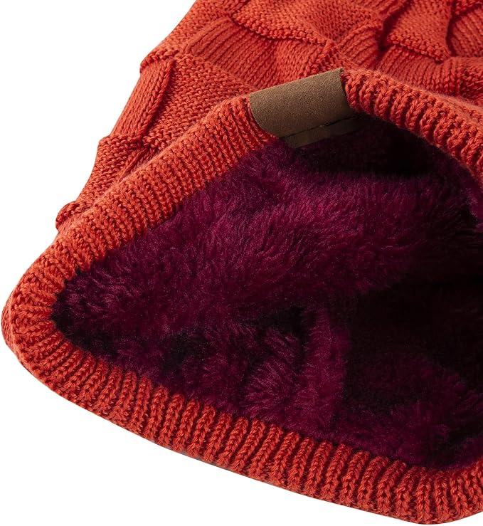 REDESS Beanie Hat for Men and Women Winter Warm Hats Knit Slouchy Thick Skull Cap